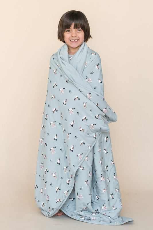 Kyte Baby Youth Blanket in Mallard Duck 1.0