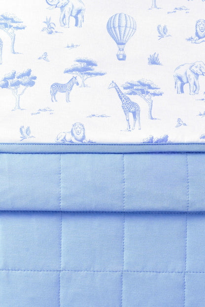 Kyte Baby Youth Blanket in Toile Safari 1.0