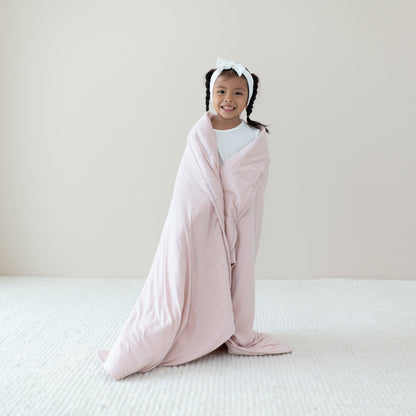 Kyte Baby Youth Blanket in Blush 2.5