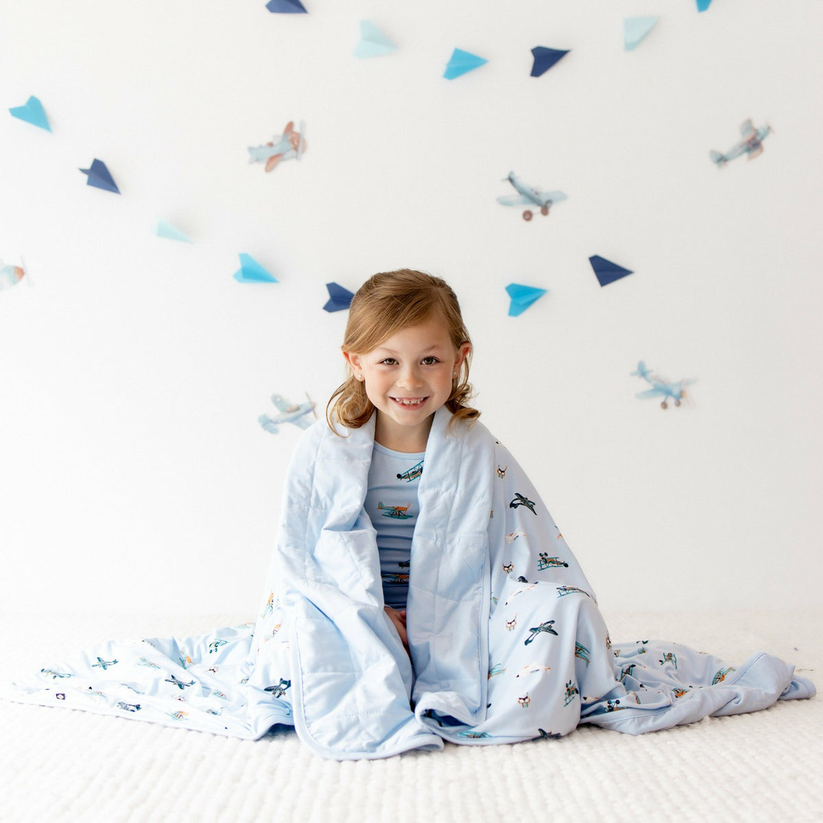 Kyte Baby Youth Blanket in Take Off 1.0