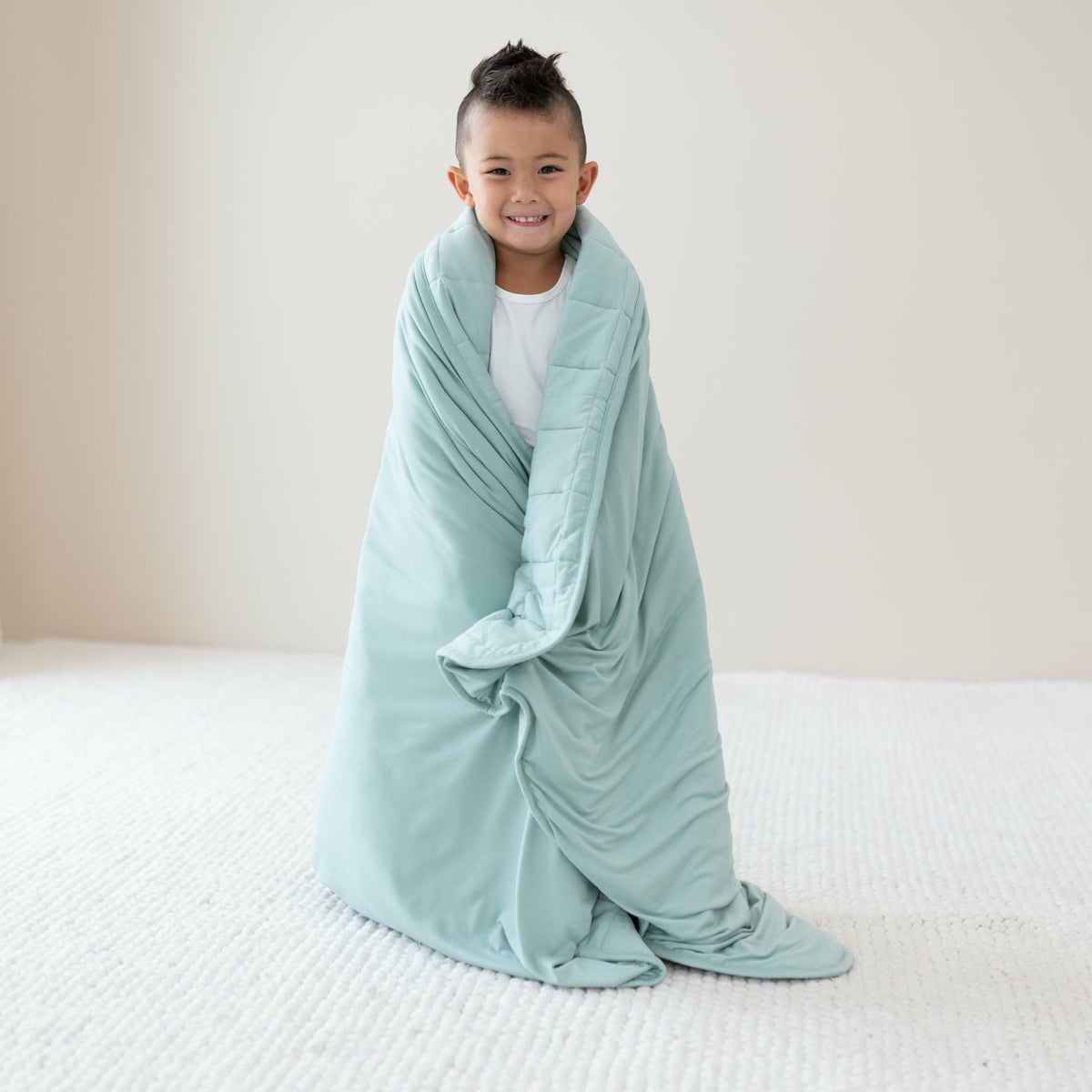 Kyte Baby Youth Blanket in Sage 2.5