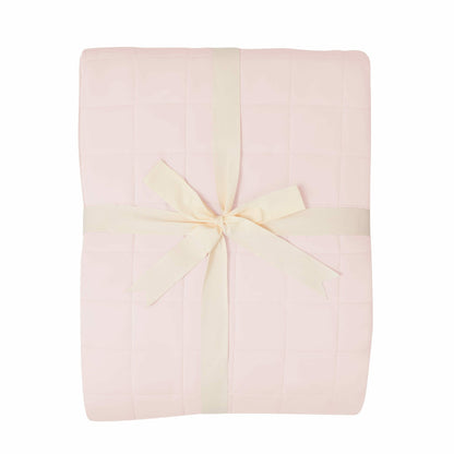 Kyte Baby Adult Quilted Blanket in Blush