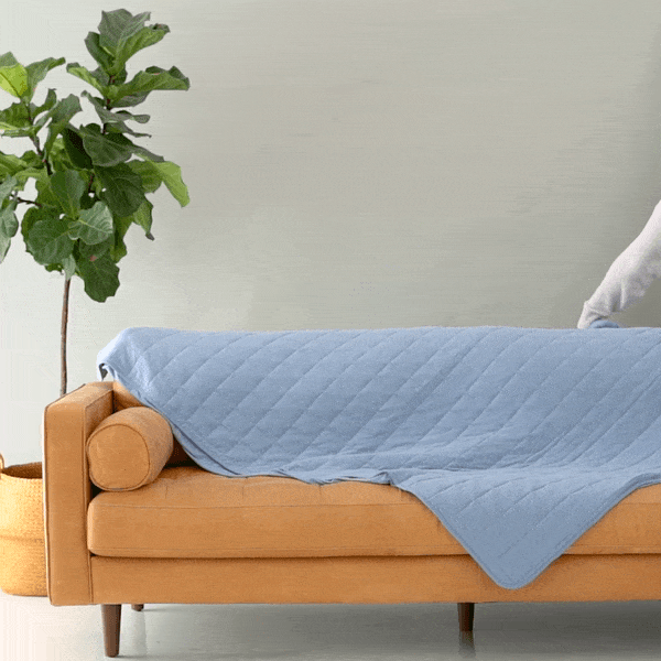 Kyte Baby Adult Quilted Blanket in Slate