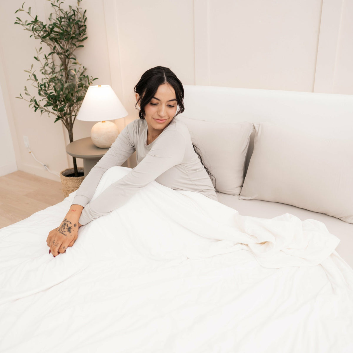 Kyte Baby Adult Quilted Blanket in Cloud 1.0