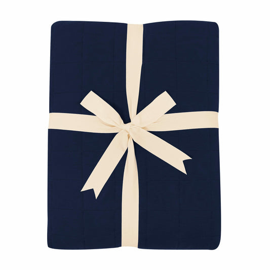 Kyte Baby Adult Quilted Blanket in Navy 1.0