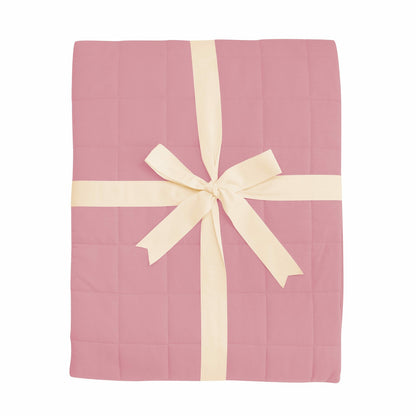 Kyte Baby Adult Quilted Blanket in Apple Blossom 2.5