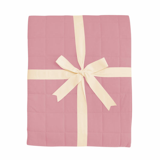 Kyte Baby Adult Quilted Blanket in Apple Blossom 2.5