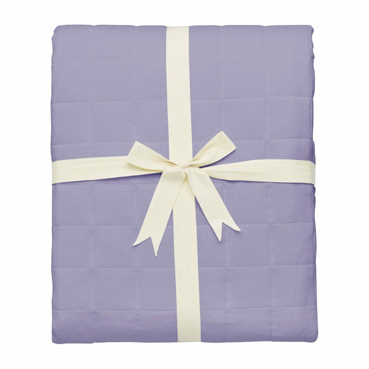 Kyte Baby Adult Quilted Blanket in Taro