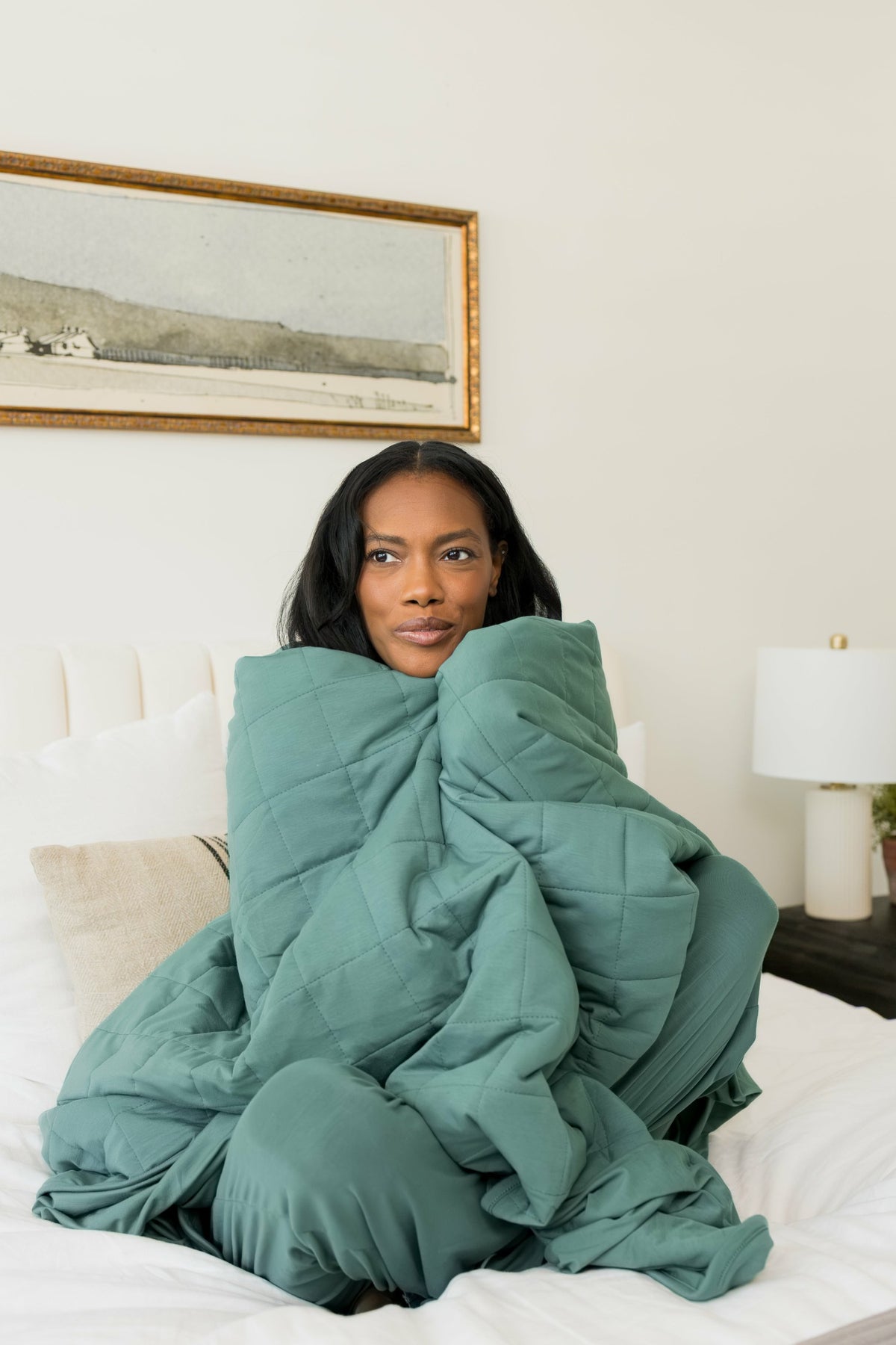 Kyte Baby Adult Quilted Blanket in Pine 2.5