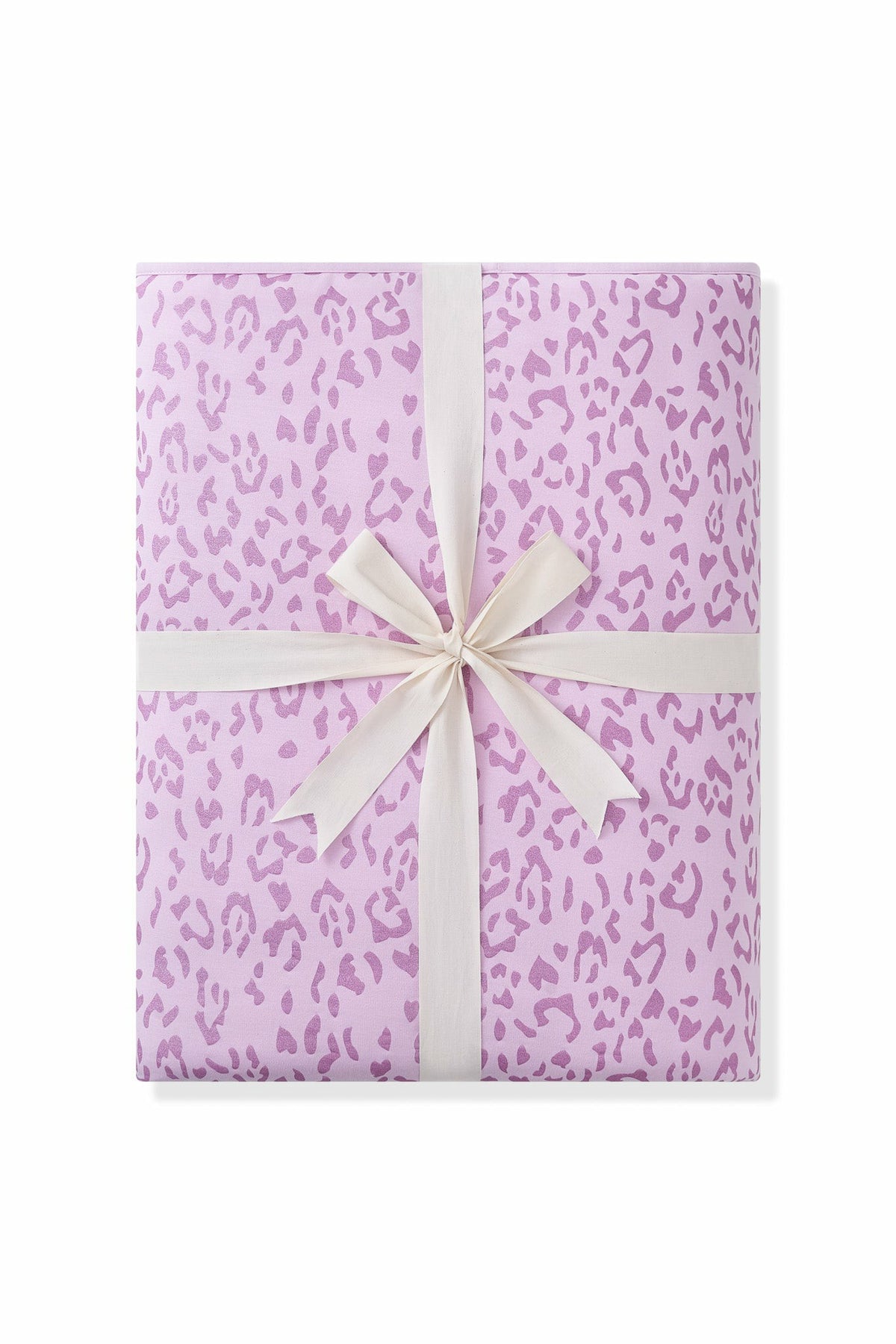 Kyte Baby Adult Quilted Blanket in Thistle Leopard 2.5