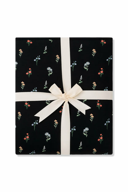 Kyte Baby Adult Quilted Blanket in Midnight Wildflower 2.5