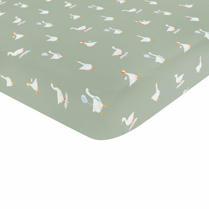 Kyte Baby Twin Sheet in Silly Goose