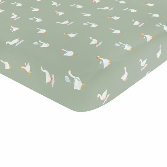 Kyte Baby Twin Sheet in Silly Goose