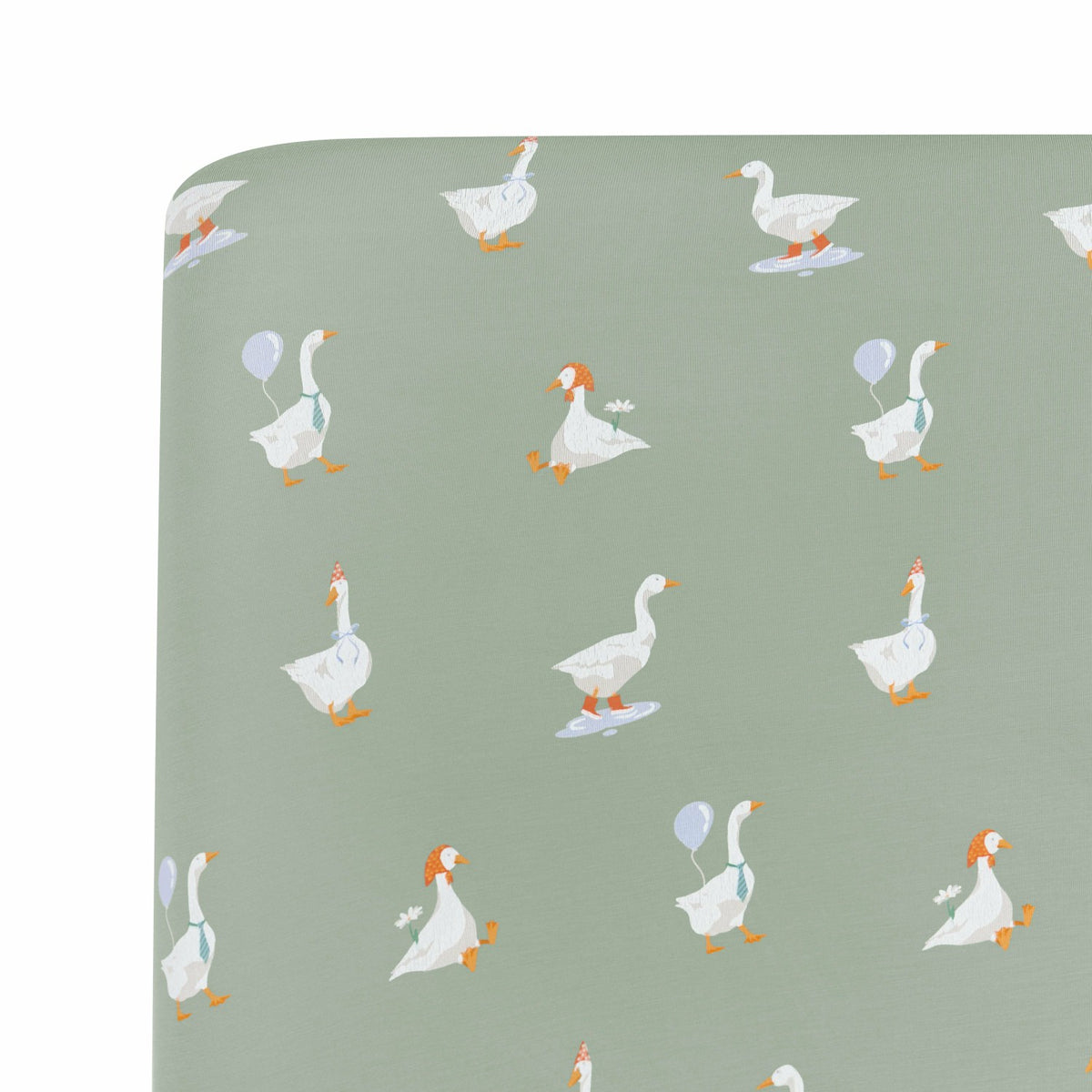 Kyte Baby Twin Sheet in Silly Goose