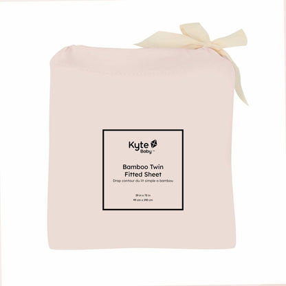 Kyte Baby Twin Sheet in Blush