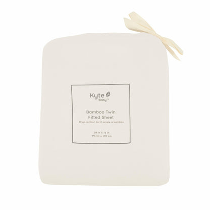 Kyte Baby Twin Sheet in Oat