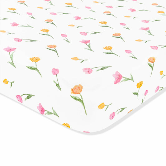 Kyte Baby Twin Sheet in Tulip