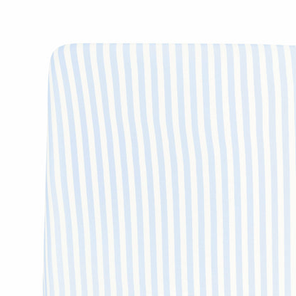 Kyte Baby Twin Sheet in Small Mist Stripe