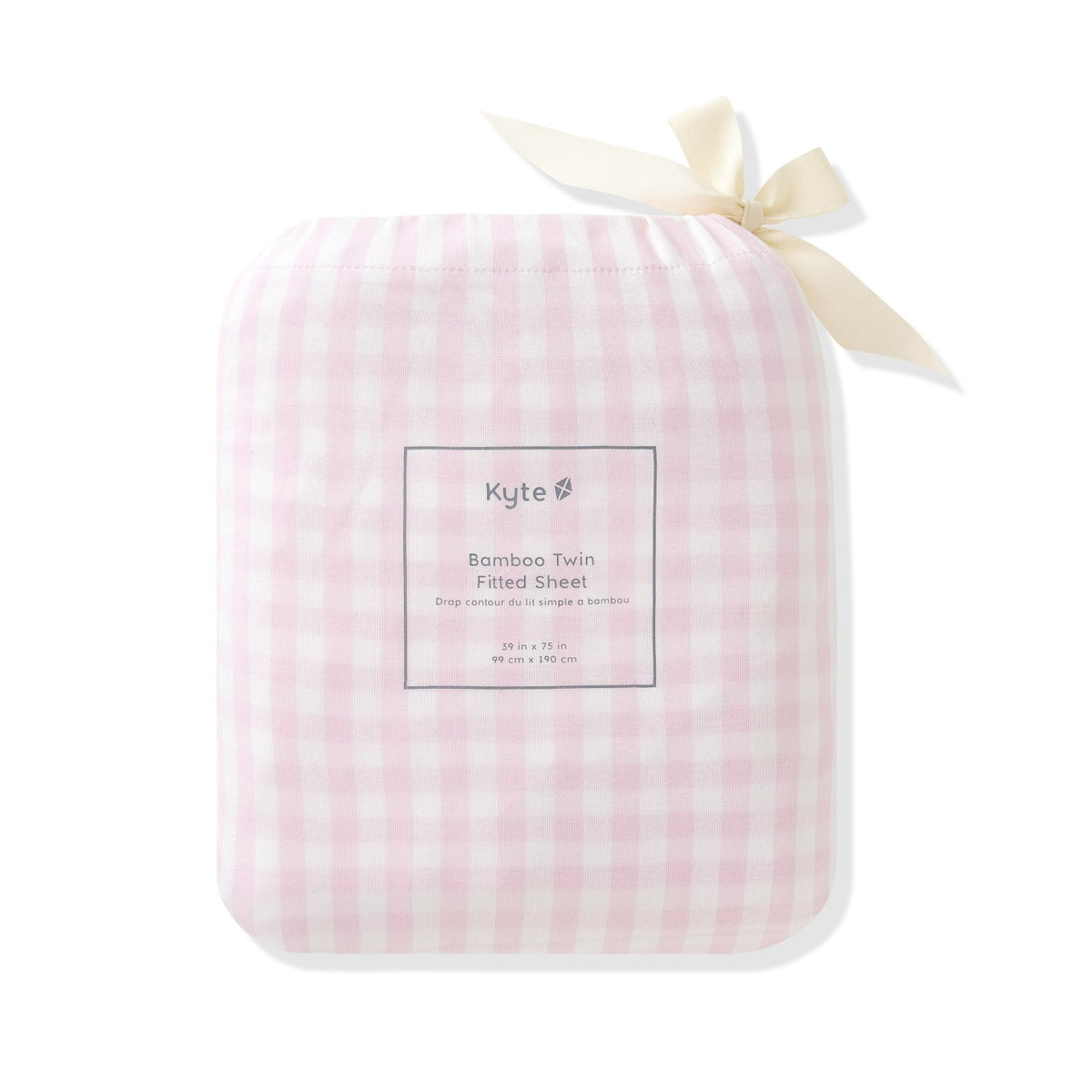 Kyte Baby Twin Sheet in Small Sakura Stripe