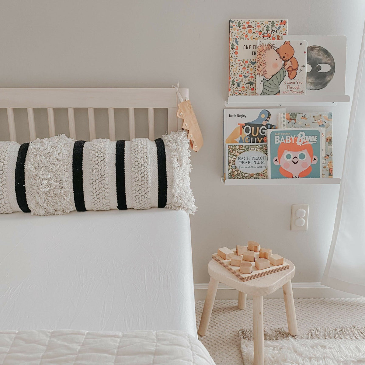 Kyte Baby Bamboo Twin Sheet in Cloud White