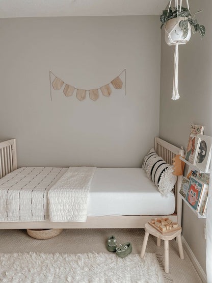 Kyte Baby Bamboo Twin Sheet in Cloud White