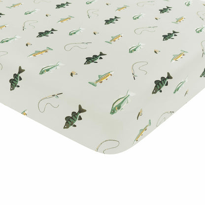 Kyte Baby Twin Sheet in Fishing