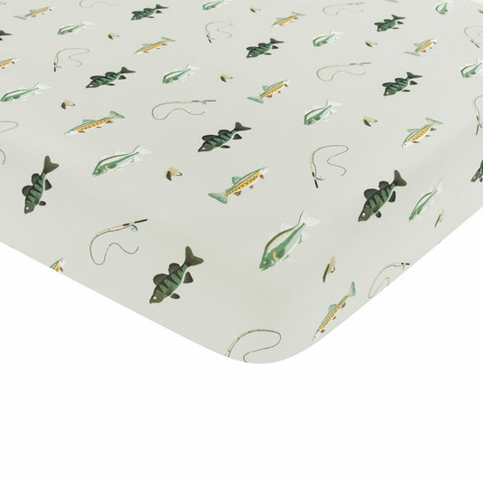 Kyte Baby Twin Sheet in Fishing