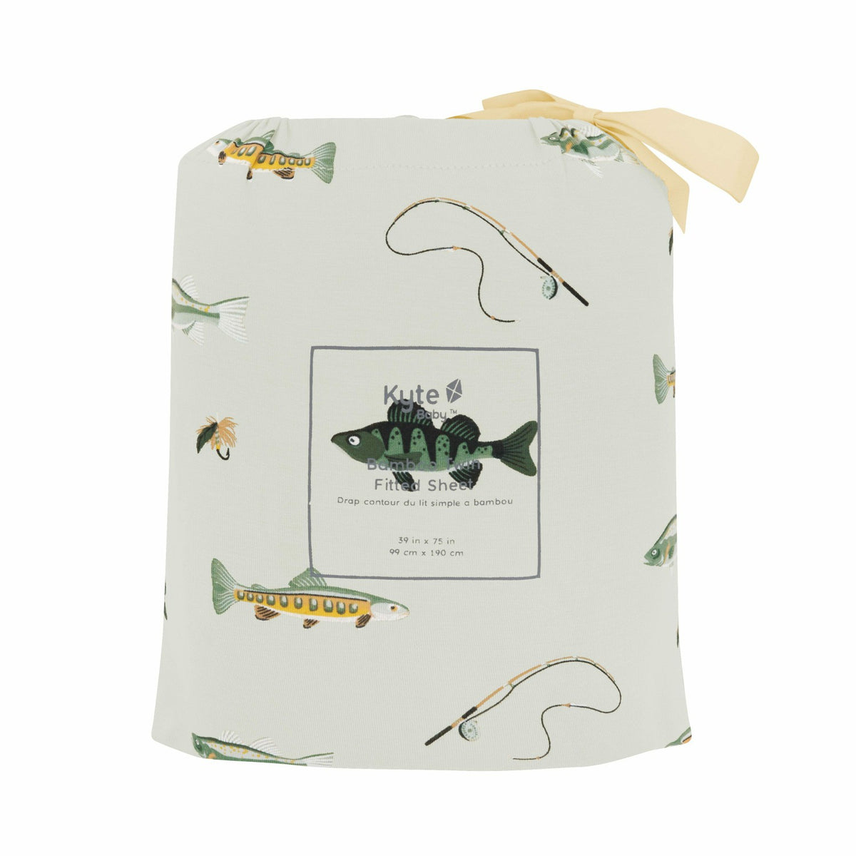 Kyte Baby Twin Sheet in Fishing