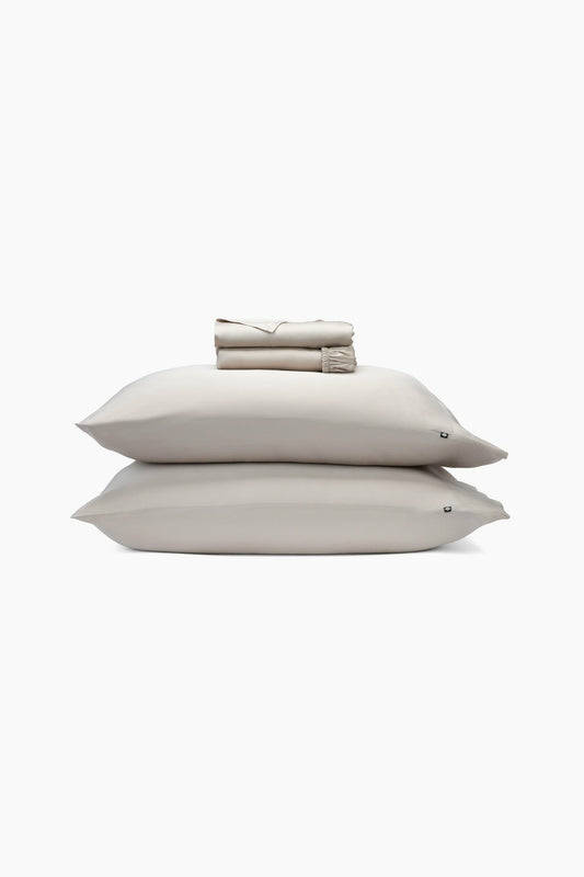 Kyte Baby Bamboo Sateen Sheet Set in Sand Stone