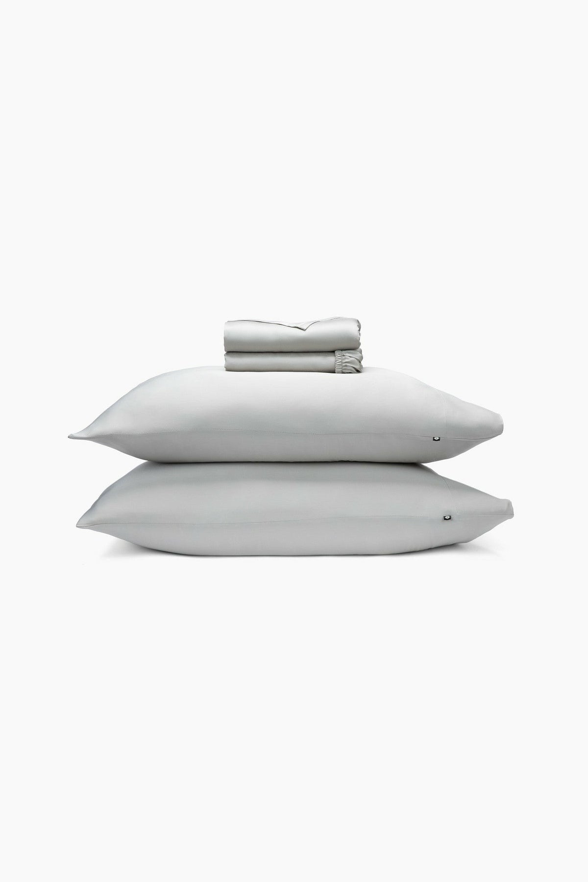 Kyte Baby Bamboo Sateen Sheet Set in Dove Gray