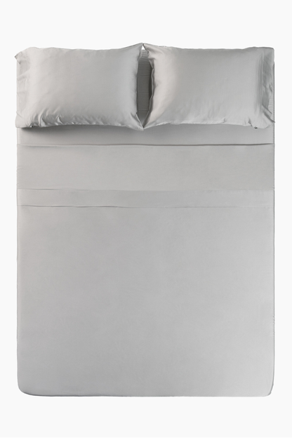 Kyte Baby Bamboo Sateen Sheet Set in Dove Gray