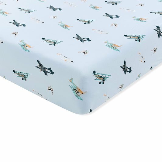 Kyte Baby Twin Sheet in Take Off