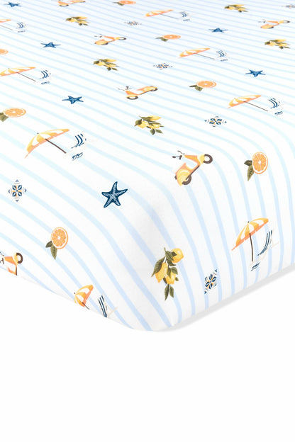 Kyte Baby Twin Sheet in Amalfi Coast