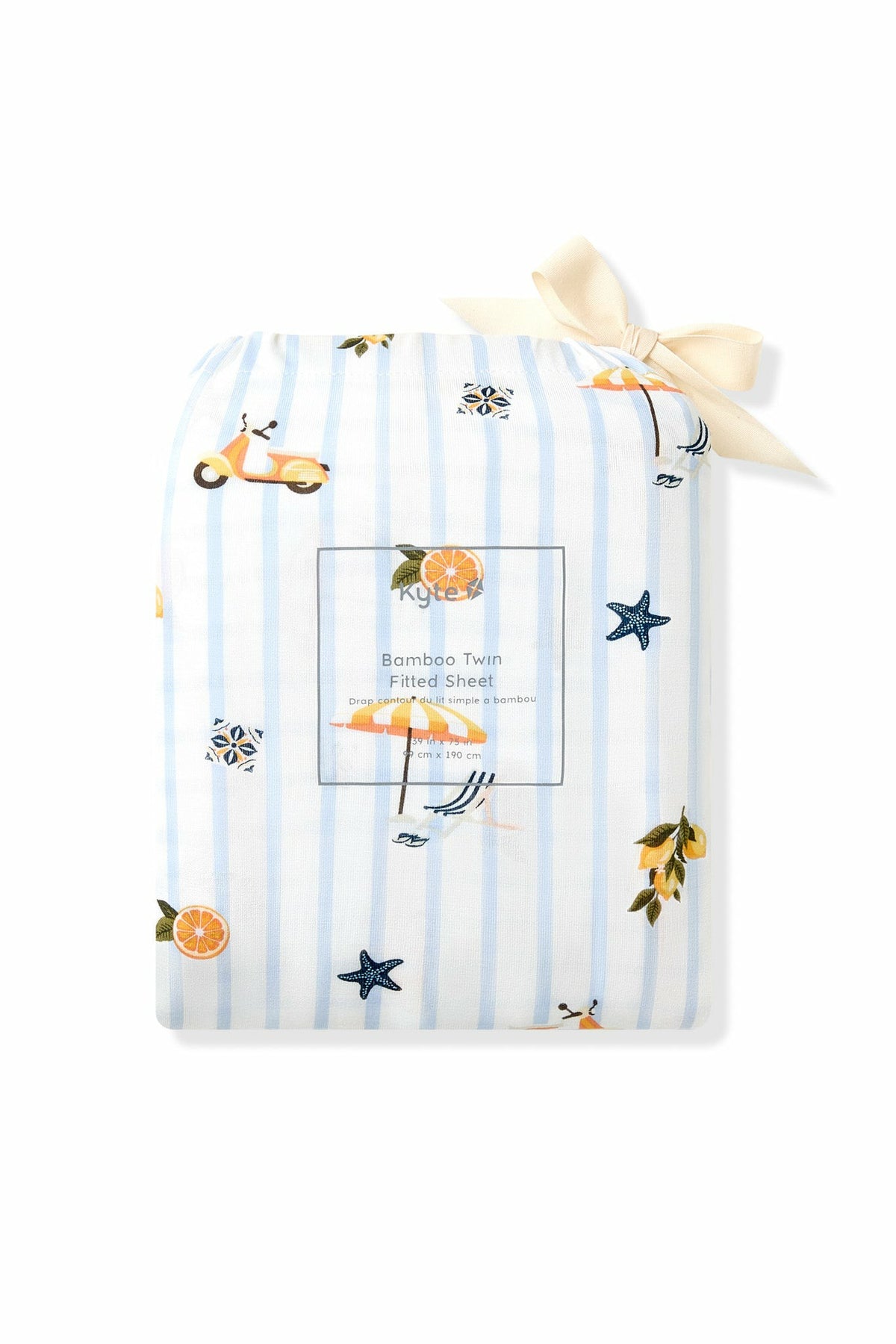 Kyte Baby Twin Sheet in Amalfi Coast