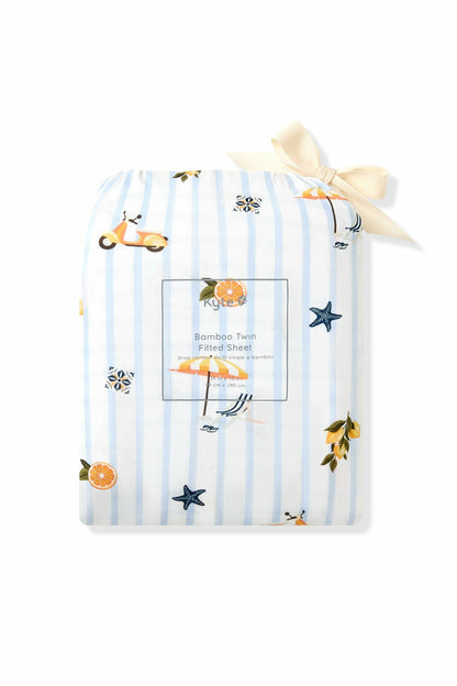 Kyte Baby Twin Sheet in Amalfi Coast