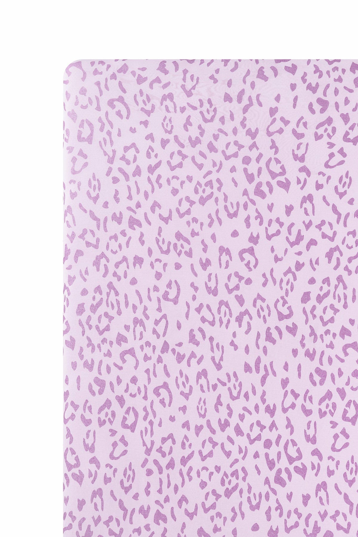 Kyte Baby Twin Sheet in Thistle Leopard