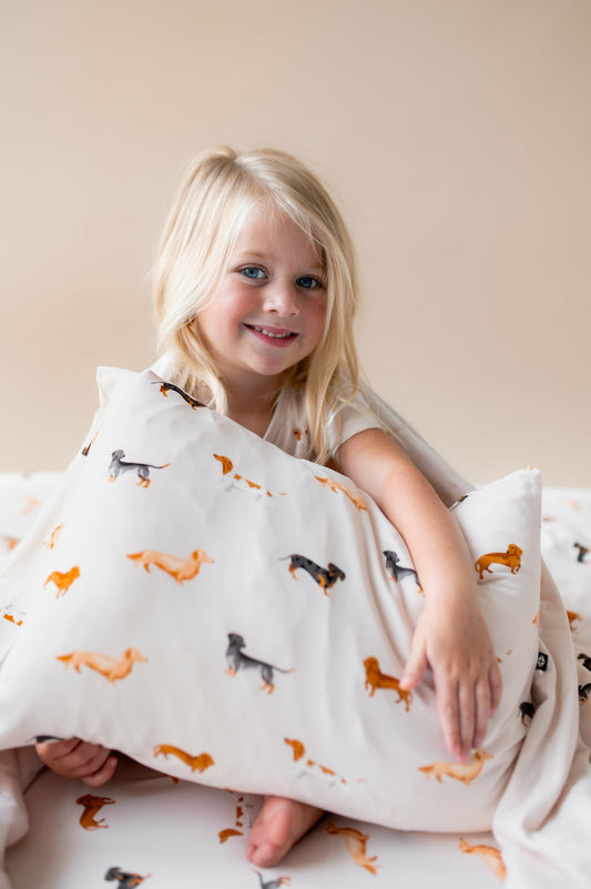 Kyte Baby Toddler Pillowcase in Dachshund