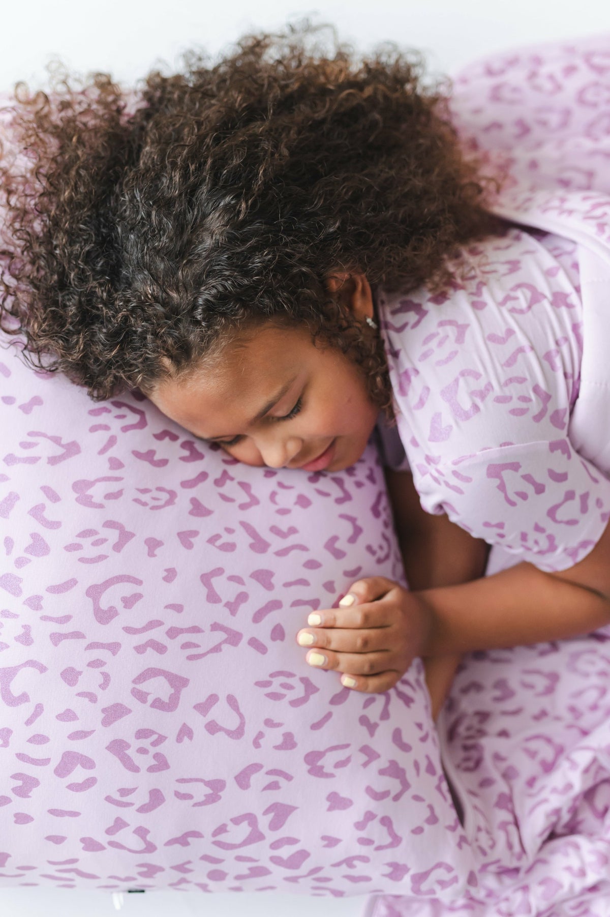 Kyte Baby Standard Pillowcase in Thistle Leopard