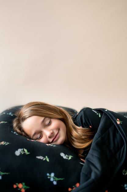 Kyte Baby Standard Pillowcase in Midnight Wildflower