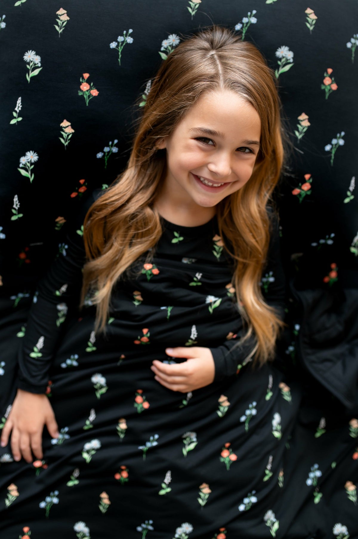 Kyte Baby Standard Pillowcase in Midnight Wildflower
