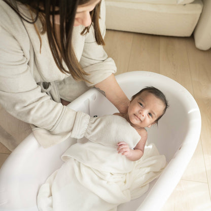 Kyte Baby Terry Bath Mitt in Oat