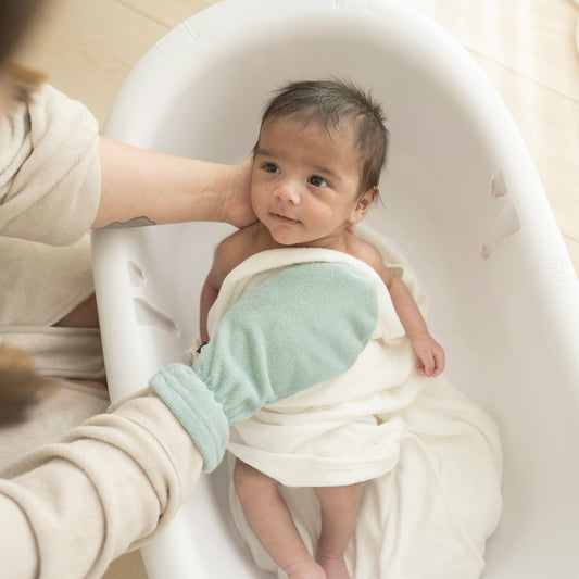Kyte Baby Terry Bath Mitt in Sage