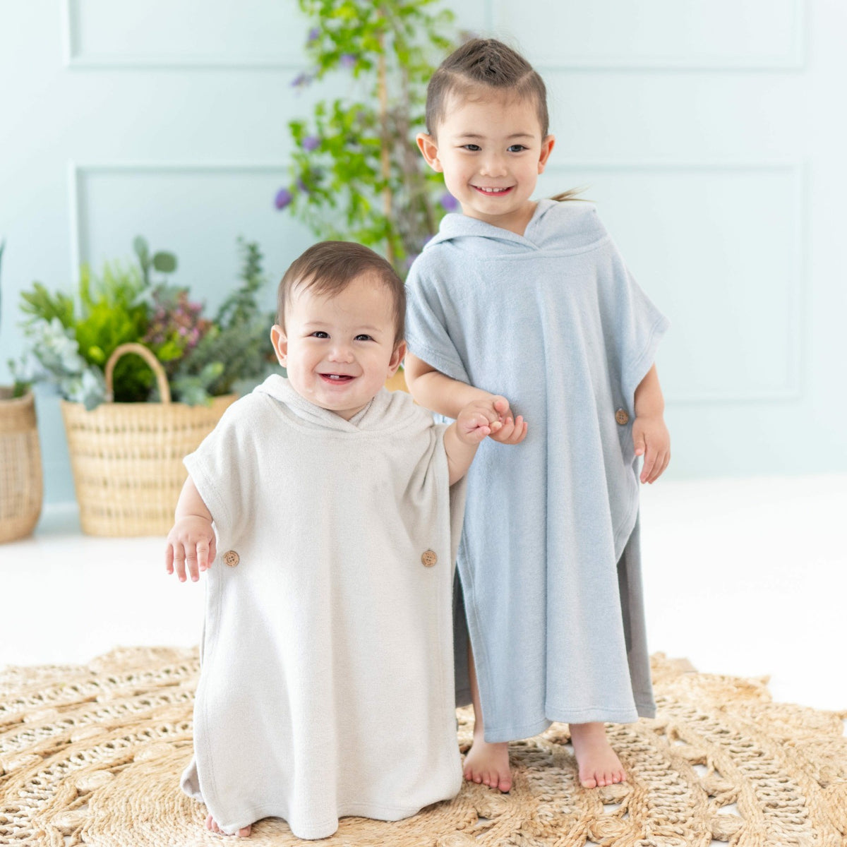 Kyte Baby Swim Poncho in Oat