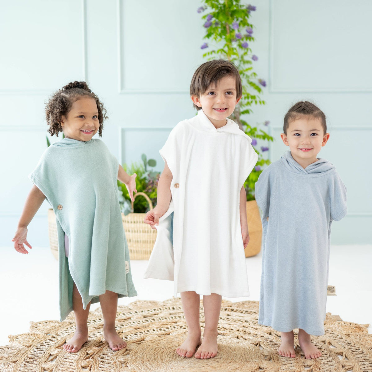 Kyte Baby Swim Poncho in Cloud