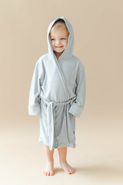Kyte Baby Hooded Bath Robe in Storm
