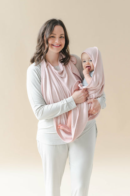 Kyte Baby Terry Apron Towel in Blush