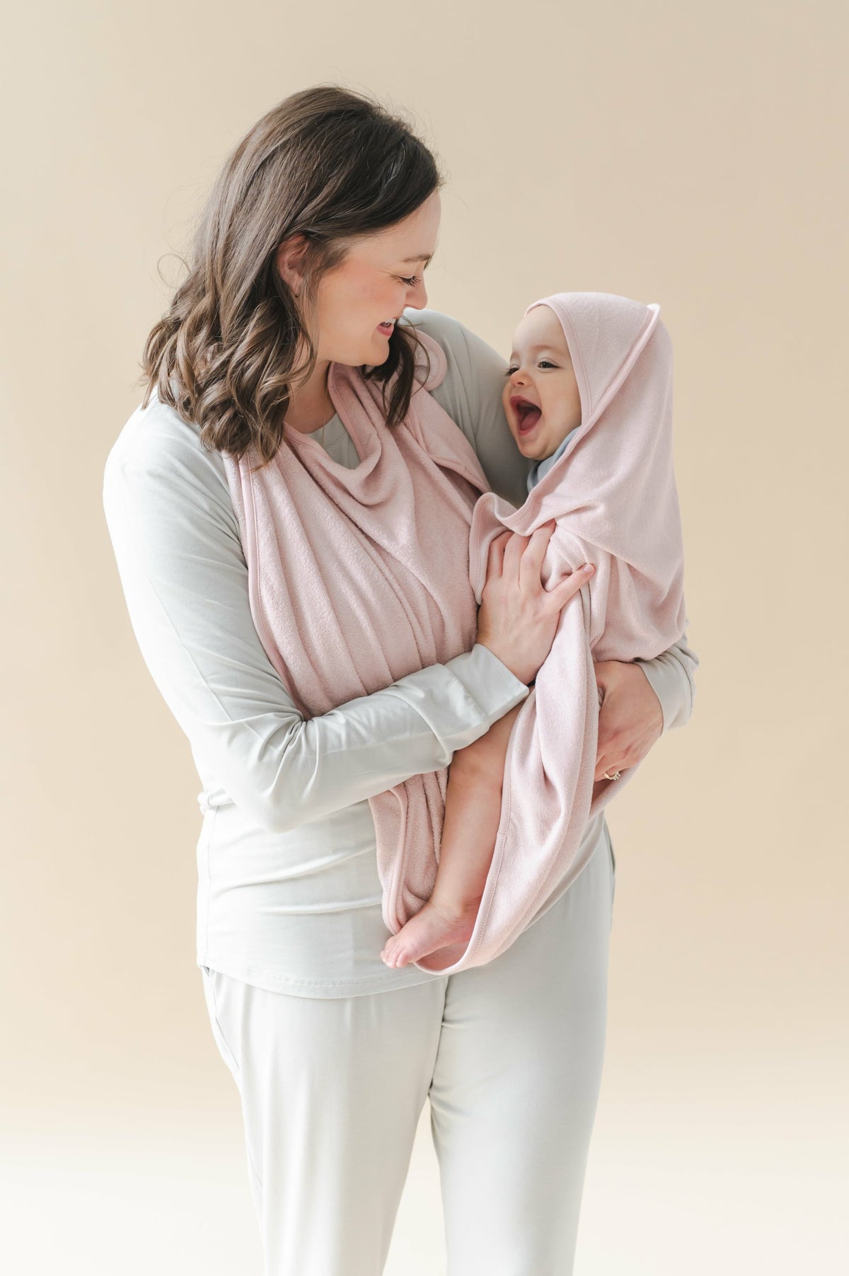Kyte Baby Terry Apron Towel in Blush