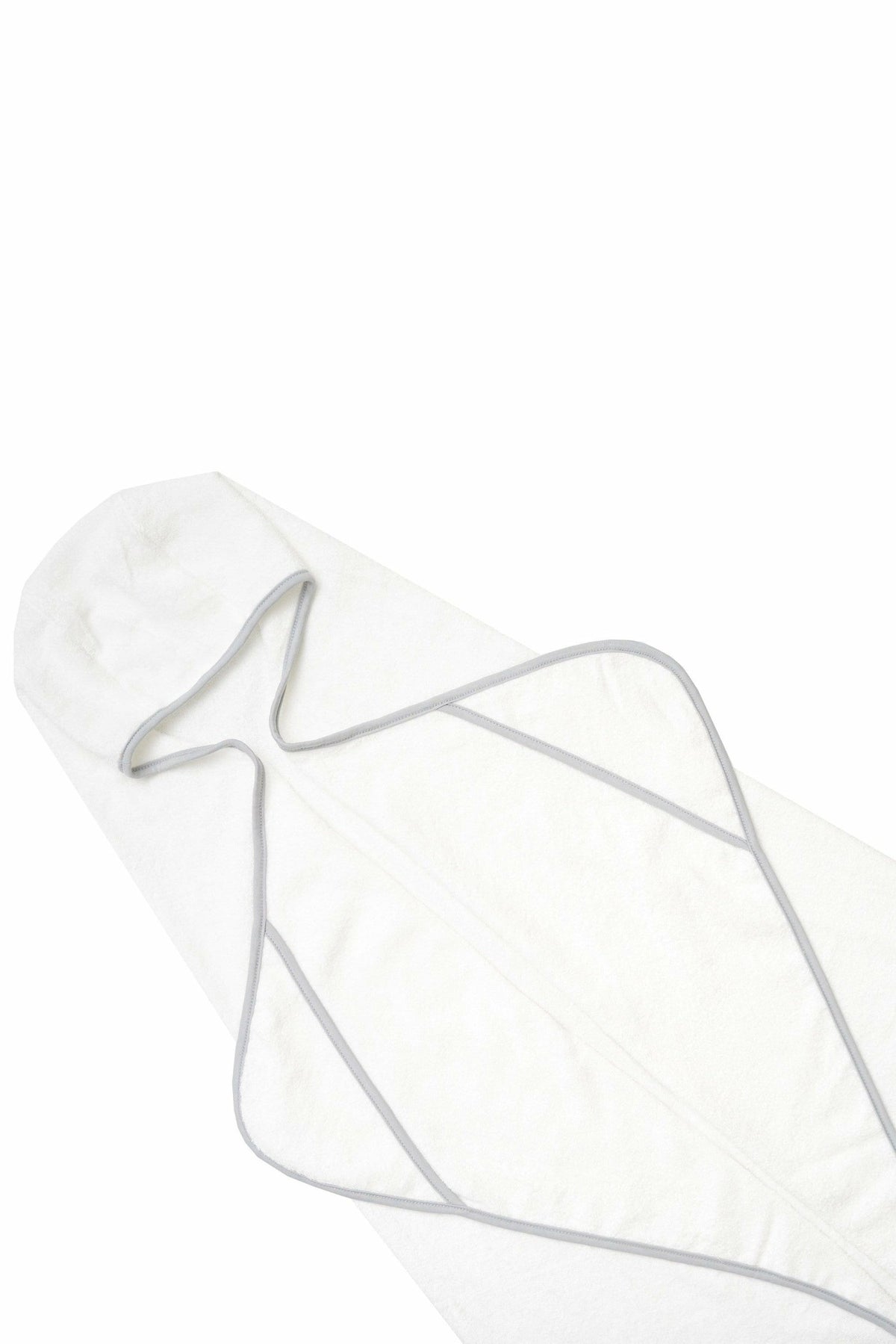 Kyte Baby Toddler Hooded Bath Towel in Cloud Storm Trim