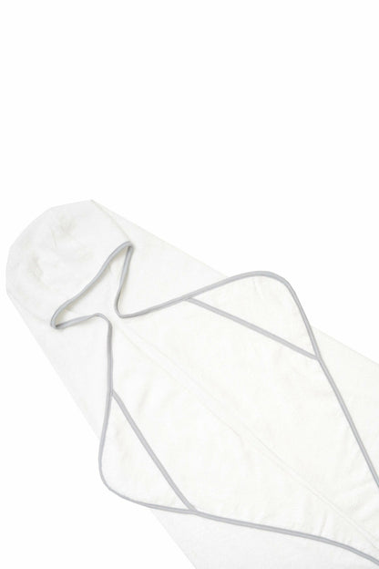 Kyte Baby Toddler Hooded Bath Towel in Cloud Storm Trim