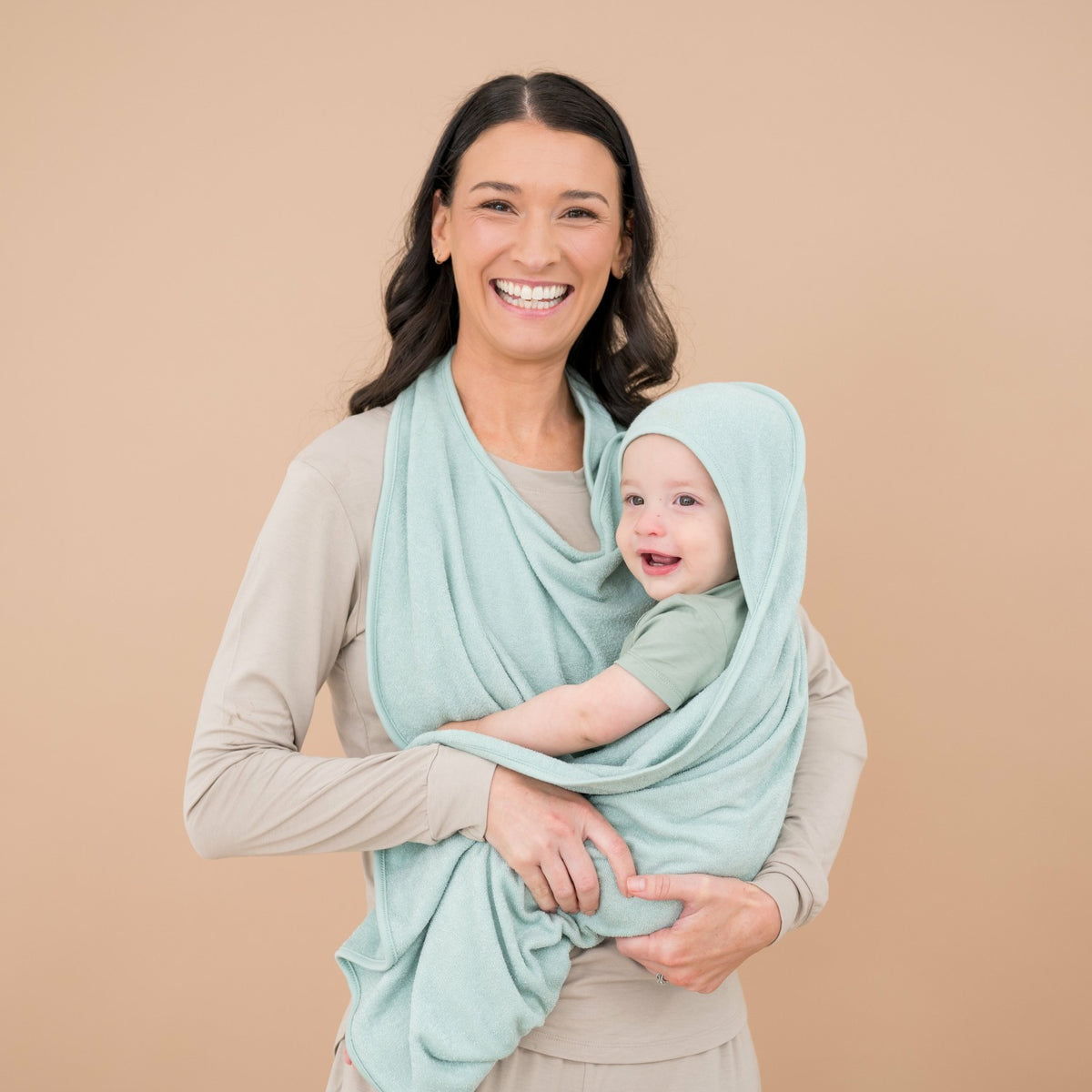 Kyte Baby Terry Apron Towel in Sage